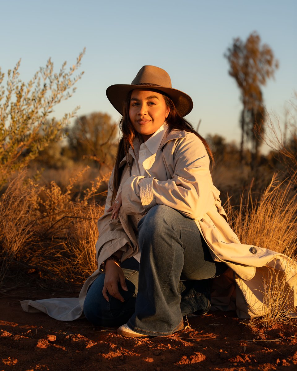 Jessica Mauboy at Uluru.