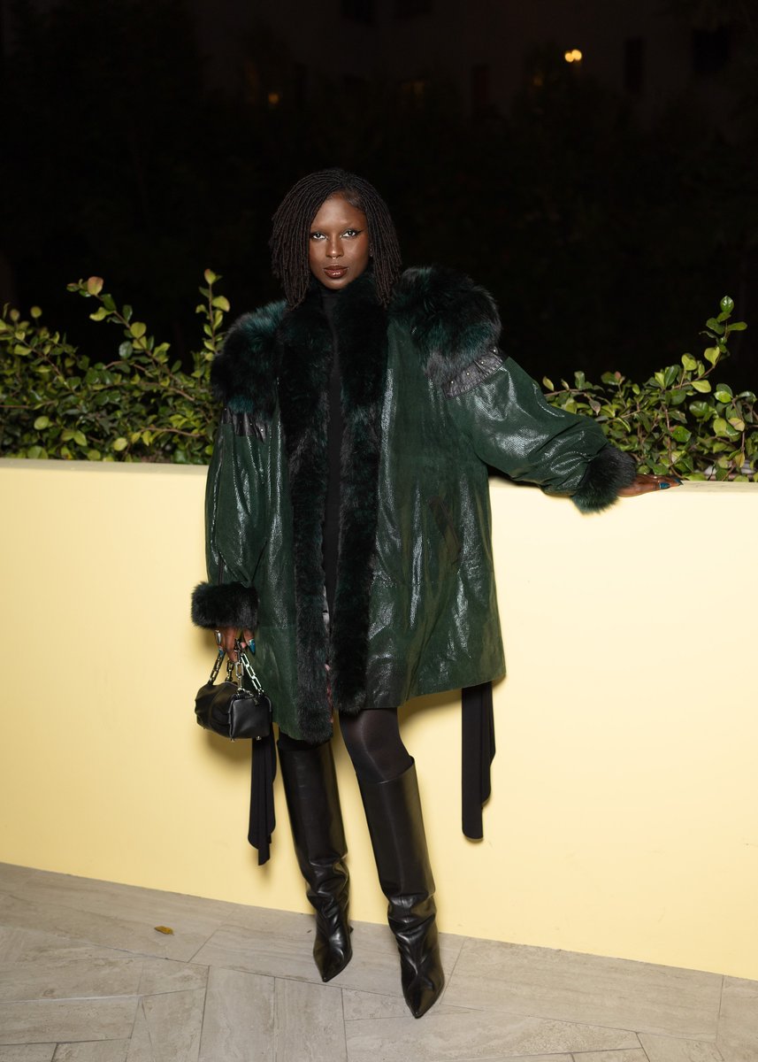 Jodie Turner Smith attends Jas Mathur and Michael Braun's Golden Globes party.