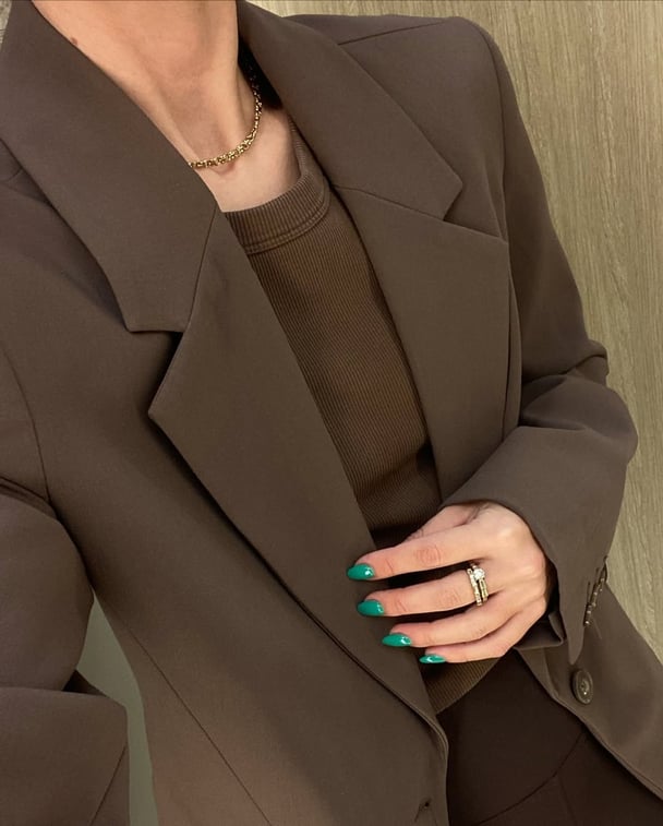 Brown Target blazer.