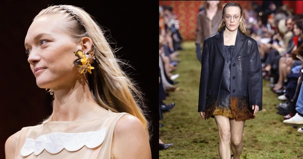Australian model Gemma Ward at the Miu Miu Fall/Winter 2026 show, and fashion's favourite muse, Chloe Sevigny also walking the runway.