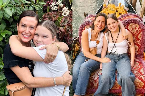 Lisa Jones and her daughter,