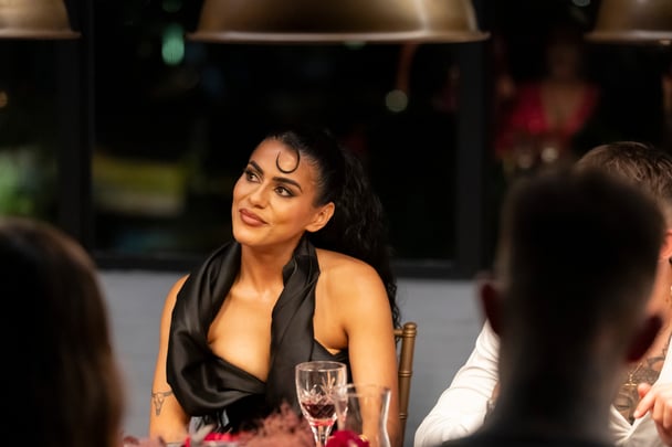 Carina during the reunion episode of Married at First Sight.
