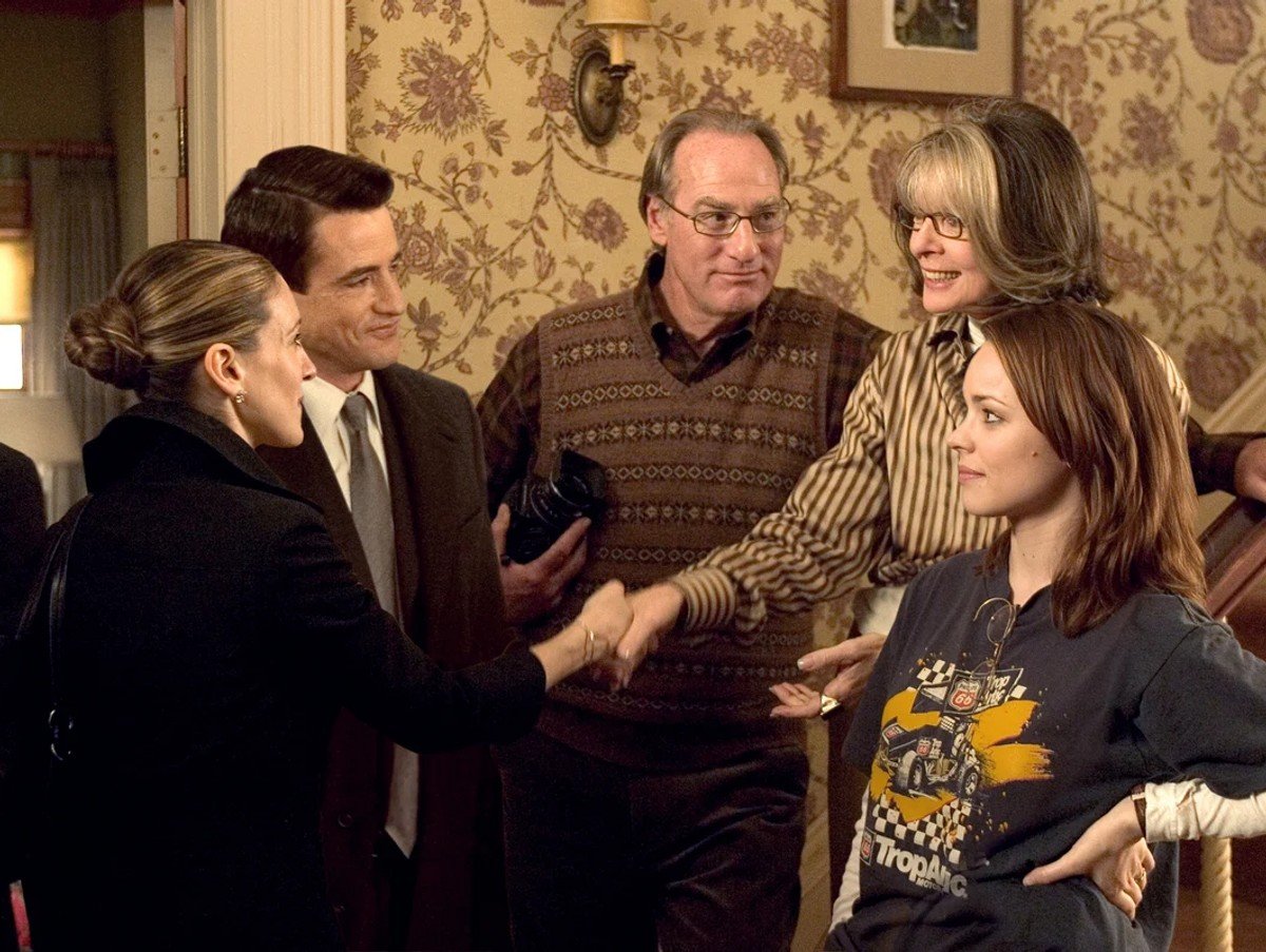 The cast of The Family Stone in a scene from the movie. 