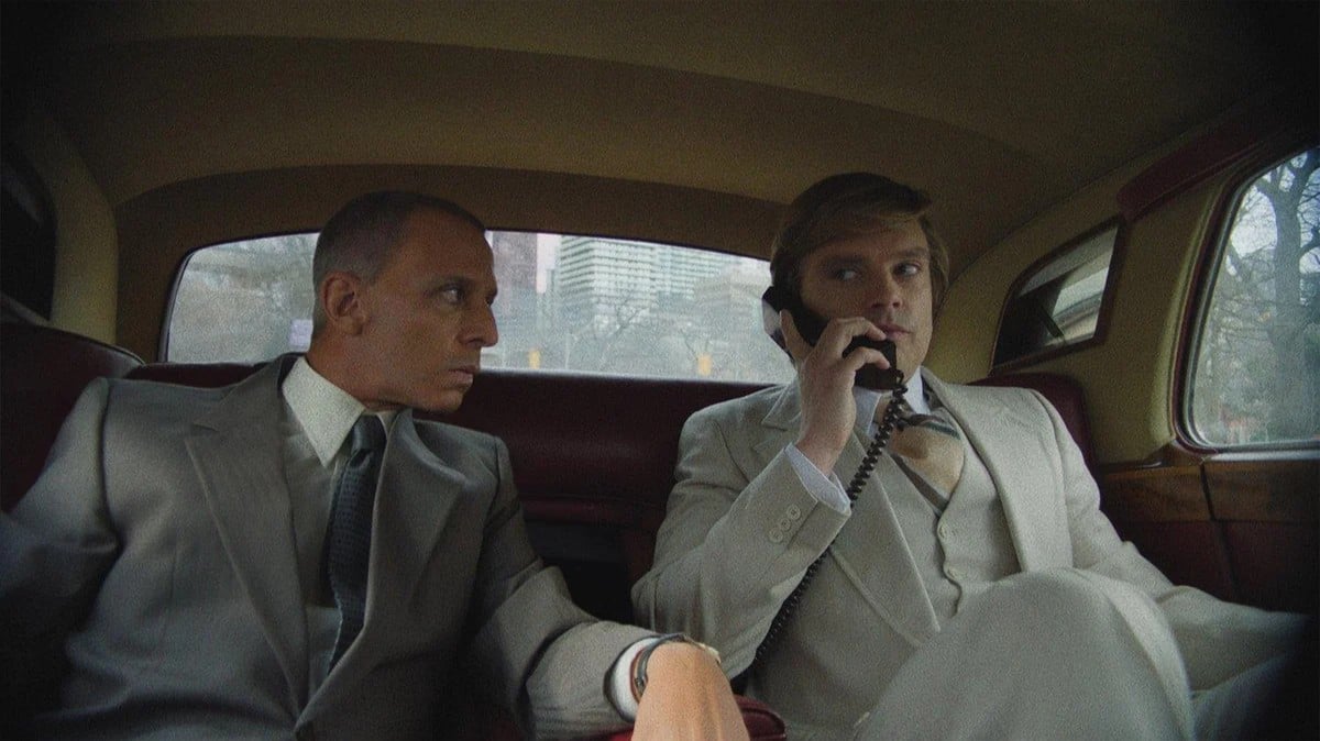 Sebastian Stan in The Apprentice. 