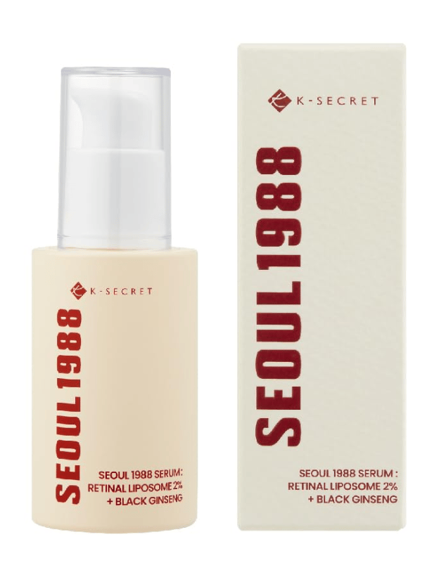 K-Secret Seoul 1988 Serum: Retinal Liposome 2% + Black Ginseng Serum