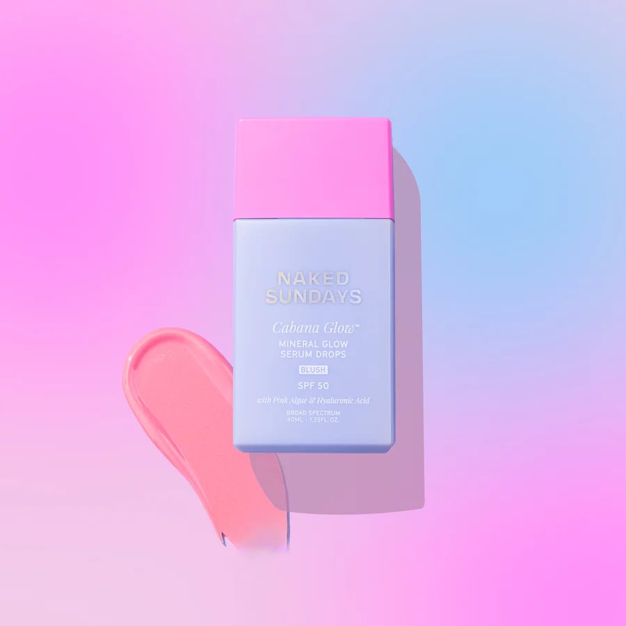 Naked Sundays CabanaGlow SPF50 Mineral Luminizing Blush Serum