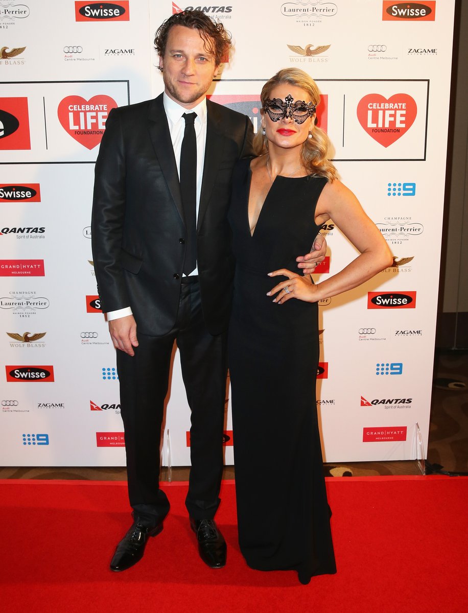 Natalie Bassingthwaighte and Cameron McGlinchey in 2014. 