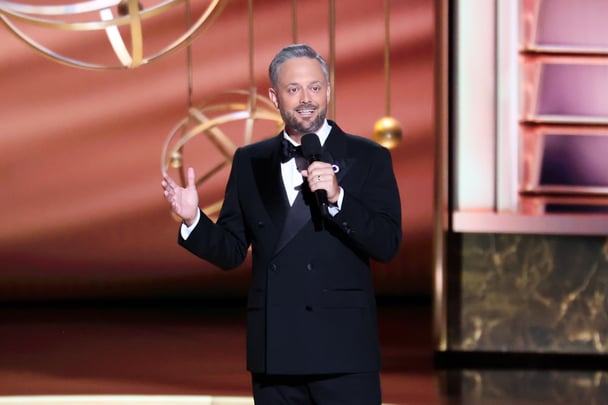 Nate Bargatze hosting the 2025 emmy awards