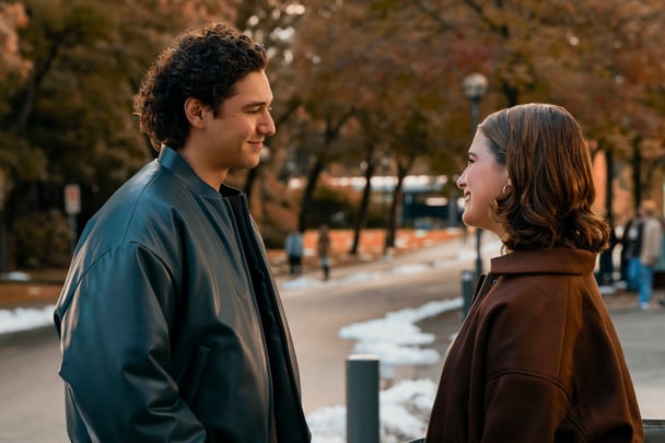 Garrett and Hannah in Off Campus