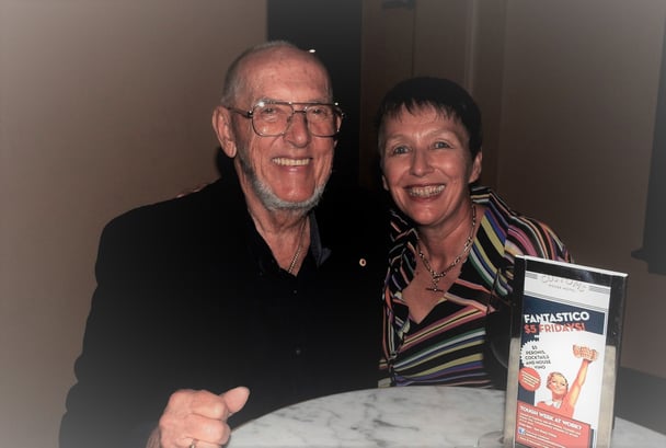 Kay Hughes and her husband Richard.