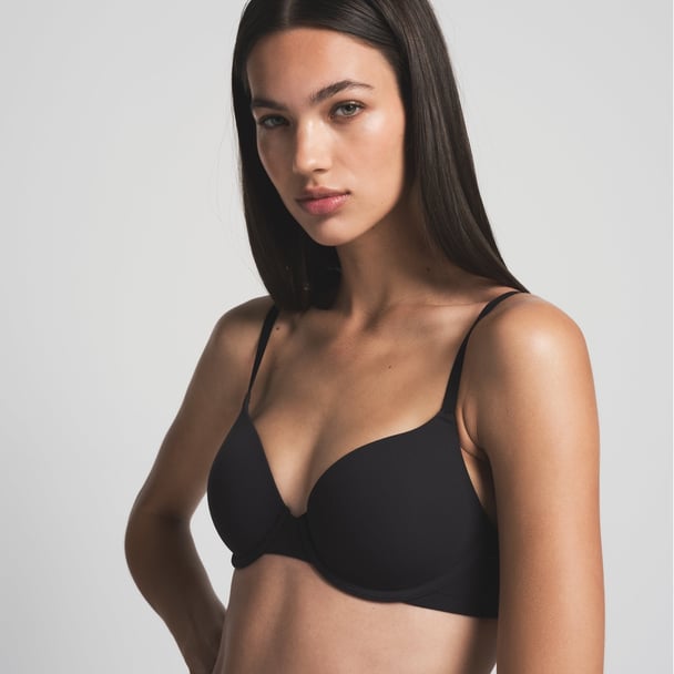 photo of a black bra from Skims