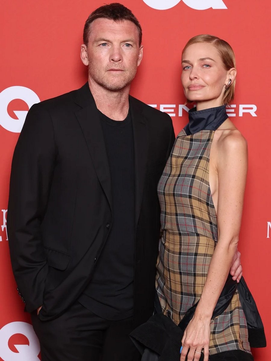 Sam and Lara Worthington attend the 2024 GQ Men of the Year Awards.