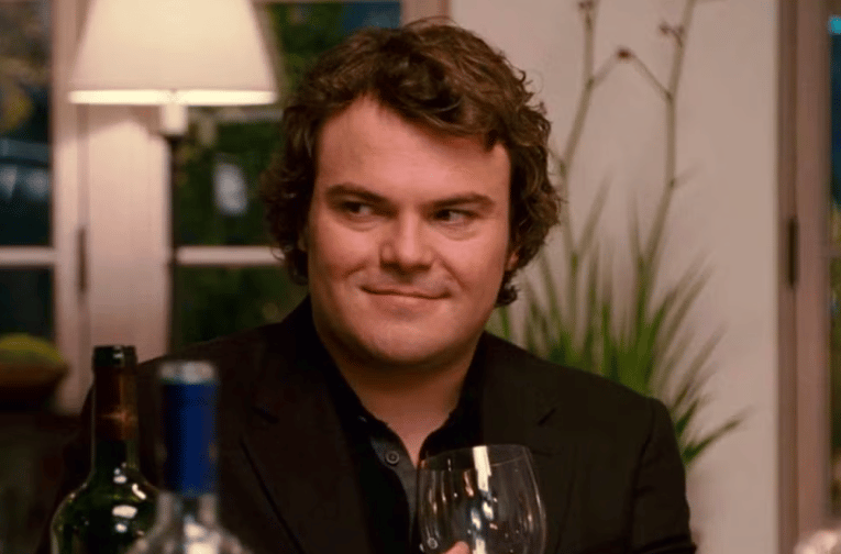 Jack Black in The Holiday. 