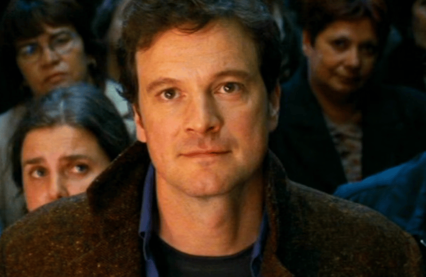 Colin Firth in Love Actually. 