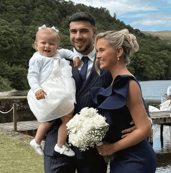 Tommy and Molly-Mae attended the wedding with their daughter.
