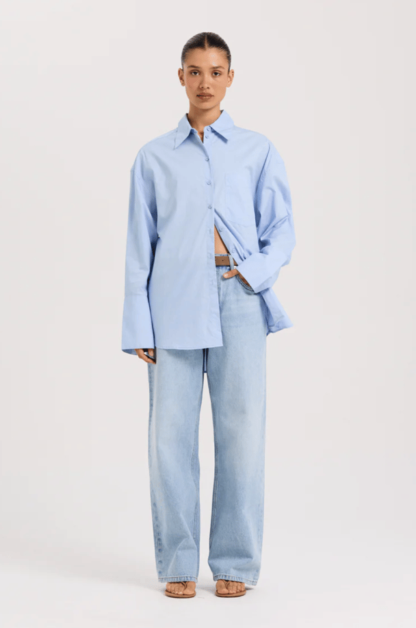 Henne Adriano blue shirt.