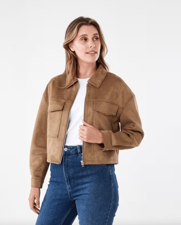 Zara suedette jacket.