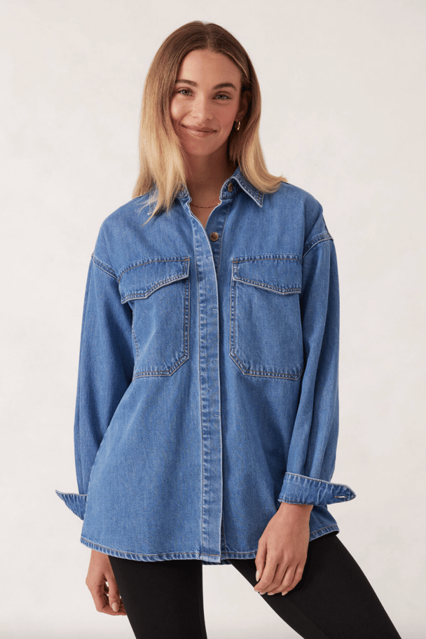 Ceres Life denim shirt.