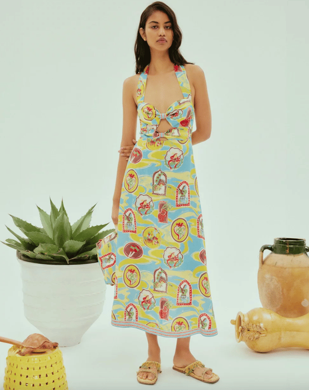 Alemais Emilio Midi Dress