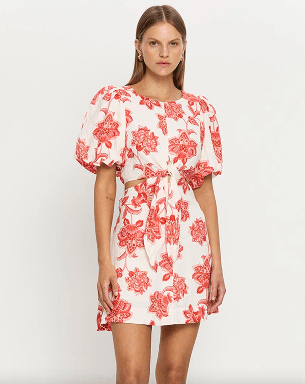Kivari cut-out mini dress.