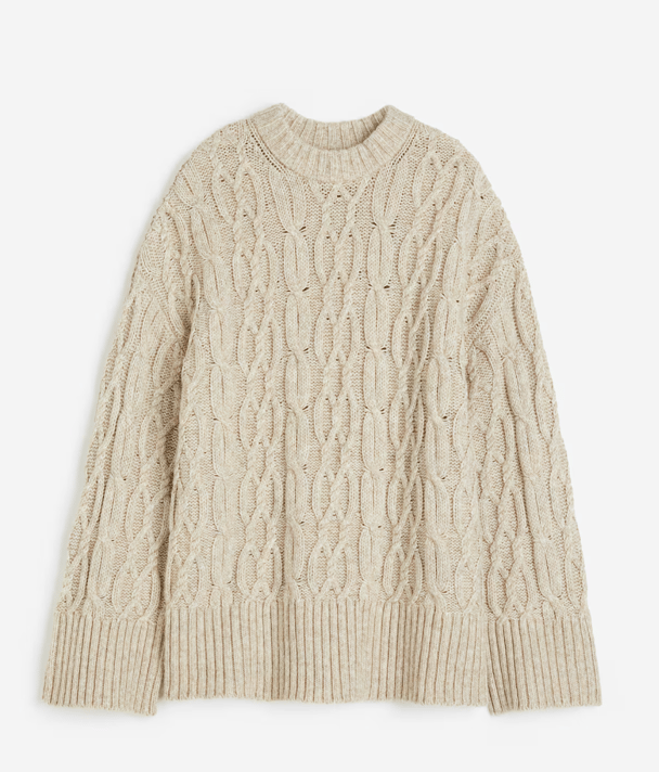 H&M Cable knit sweater.