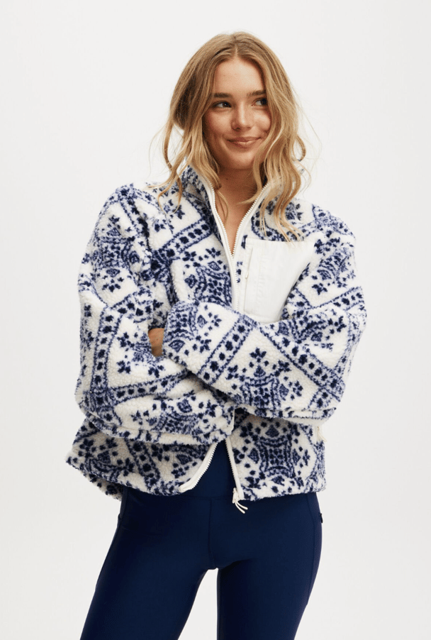 Cotton On Body Sherpa Zip-thru jacket.