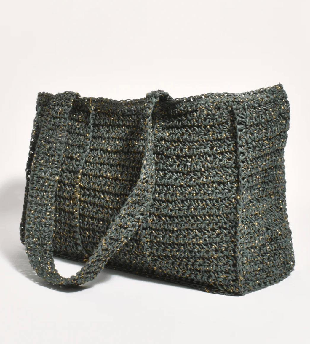 Adorne Polly Paper Weave Tote.
