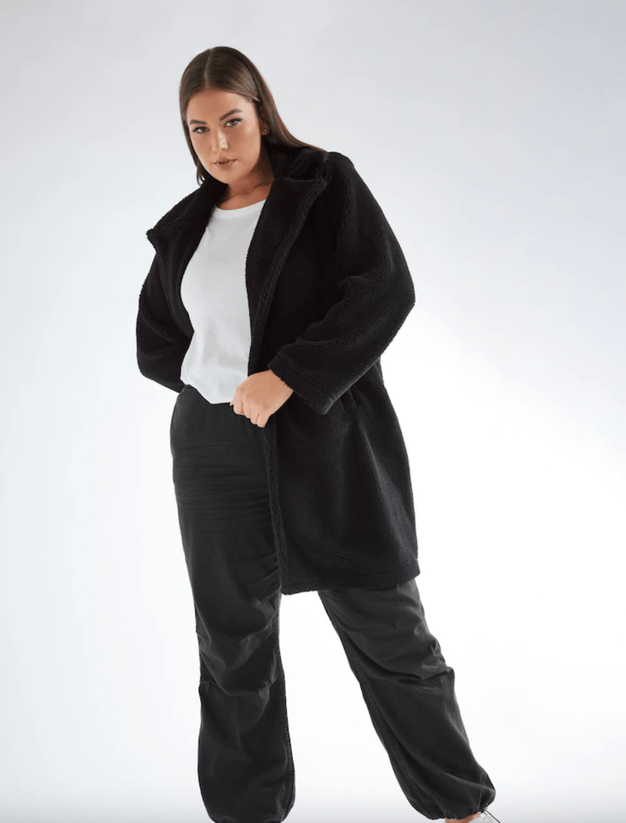NEXT Yours Curve Faux Fur Coat.