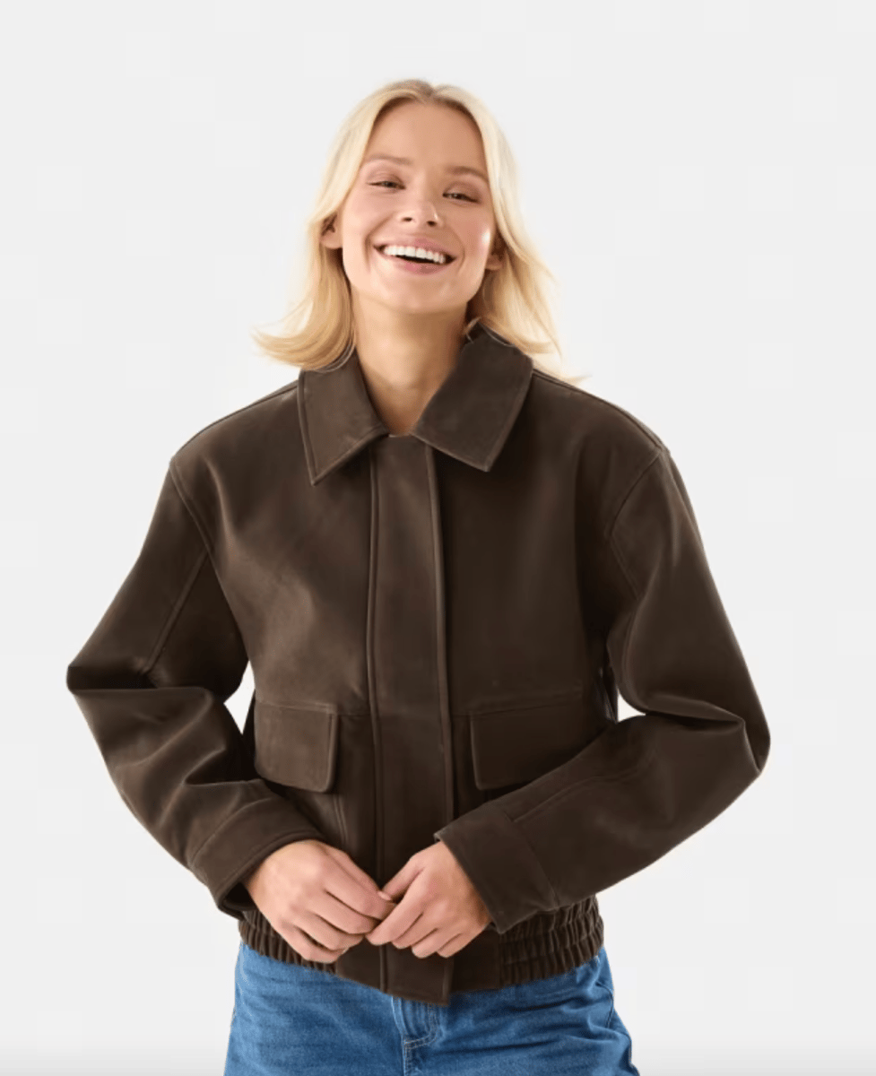 Kmart Suedette Bomber Jacket.