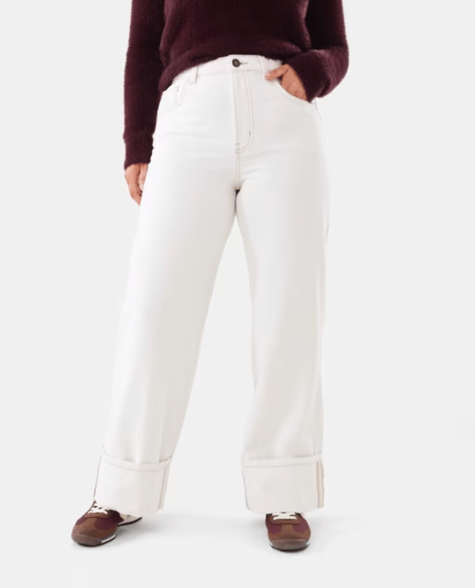 Kmart Cuffed Hem Jeans.