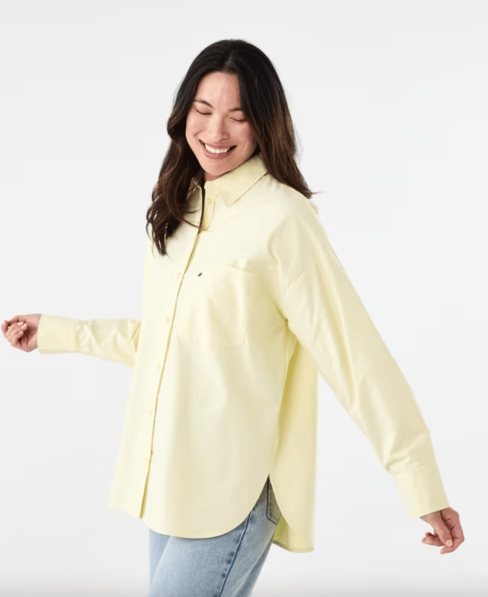 Kmart Oxford Shirt in flan.