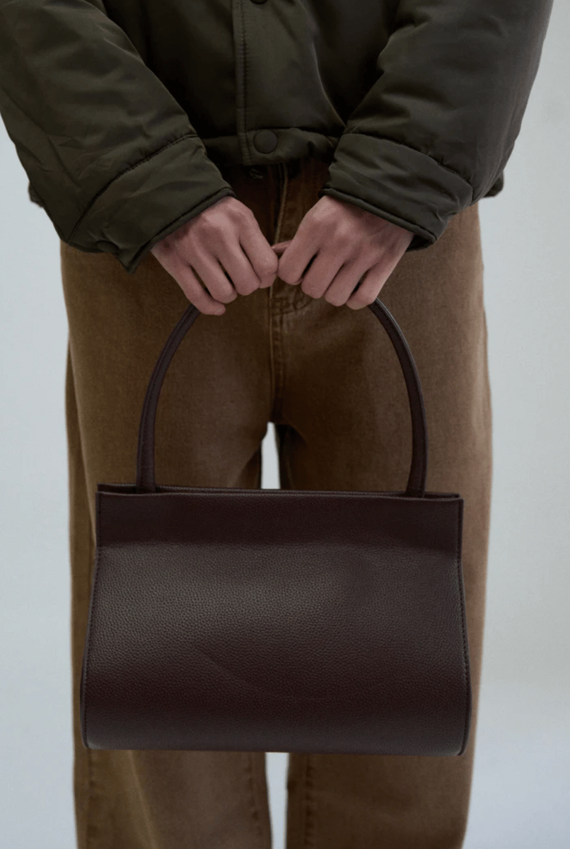 DROPLET BAG, FAUX LEATHER.