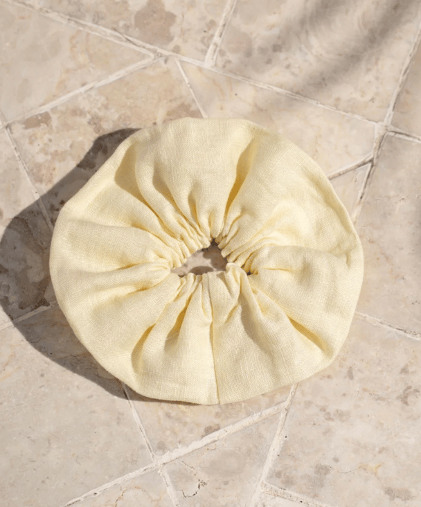 NOMAD The Label Jumbo Linen Scrunchie