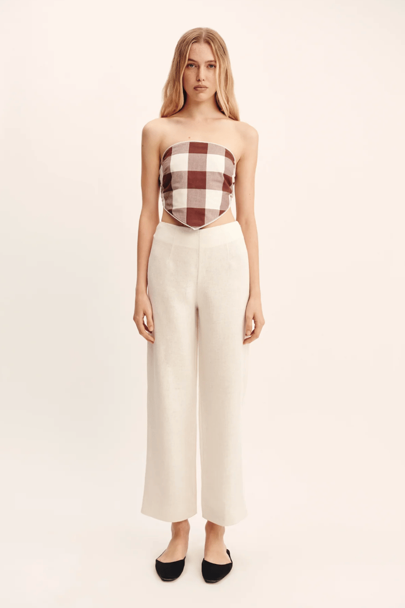 Posse gingham top.