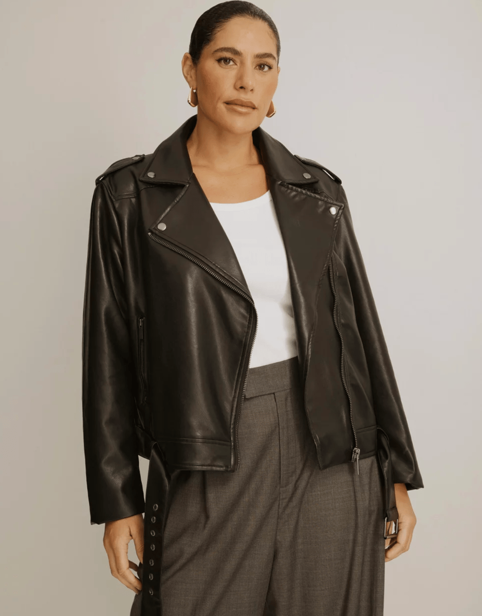 Atmos & Here Curvy biker jacket.