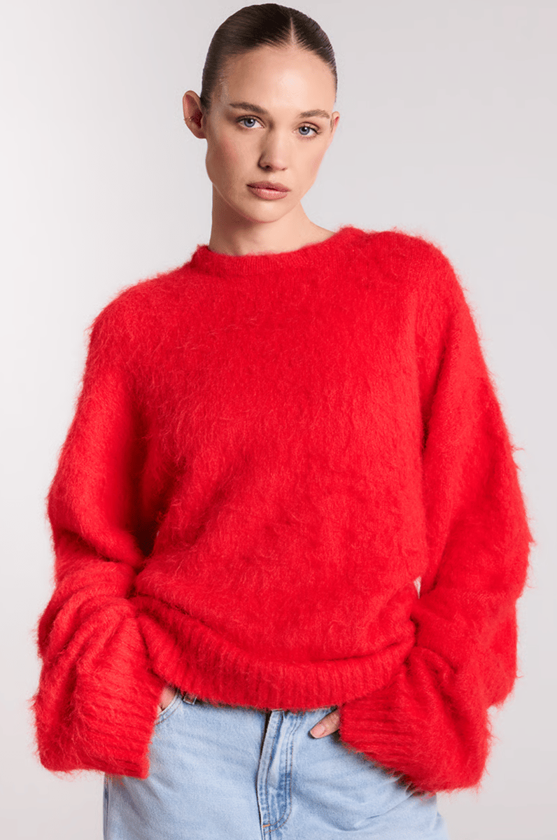 Stylerunner red jumper.