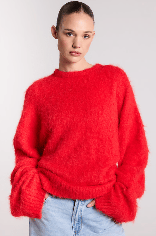 Stylerunner red jumper.