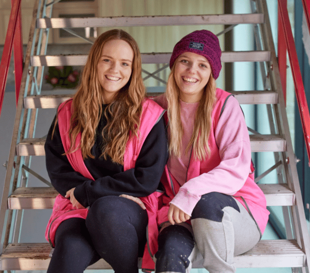 Maddy and Charlotte Harry.