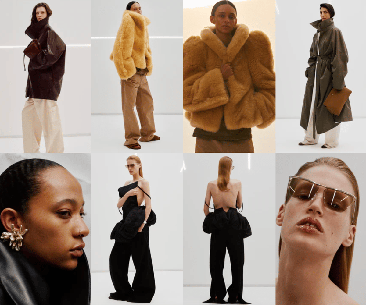 Looks from the Phoebe Philo collection.