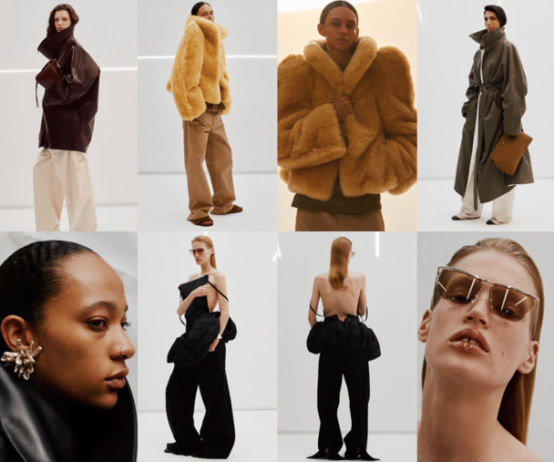 Looks from the Phoebe Philo collection.