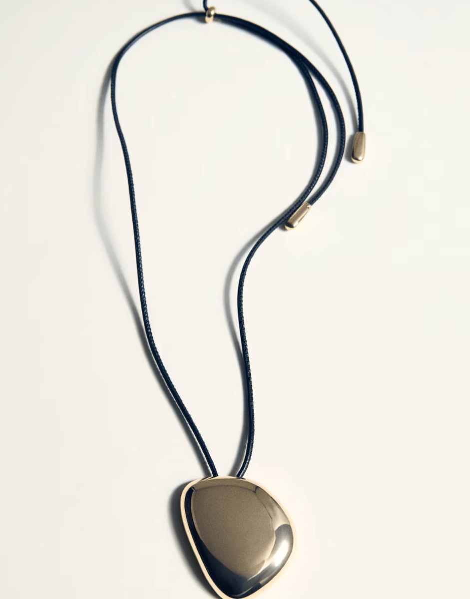 MNG Metal Pendant Necklace