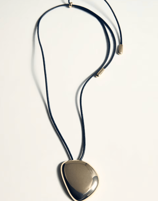 MNG Metal Pendant Necklace
