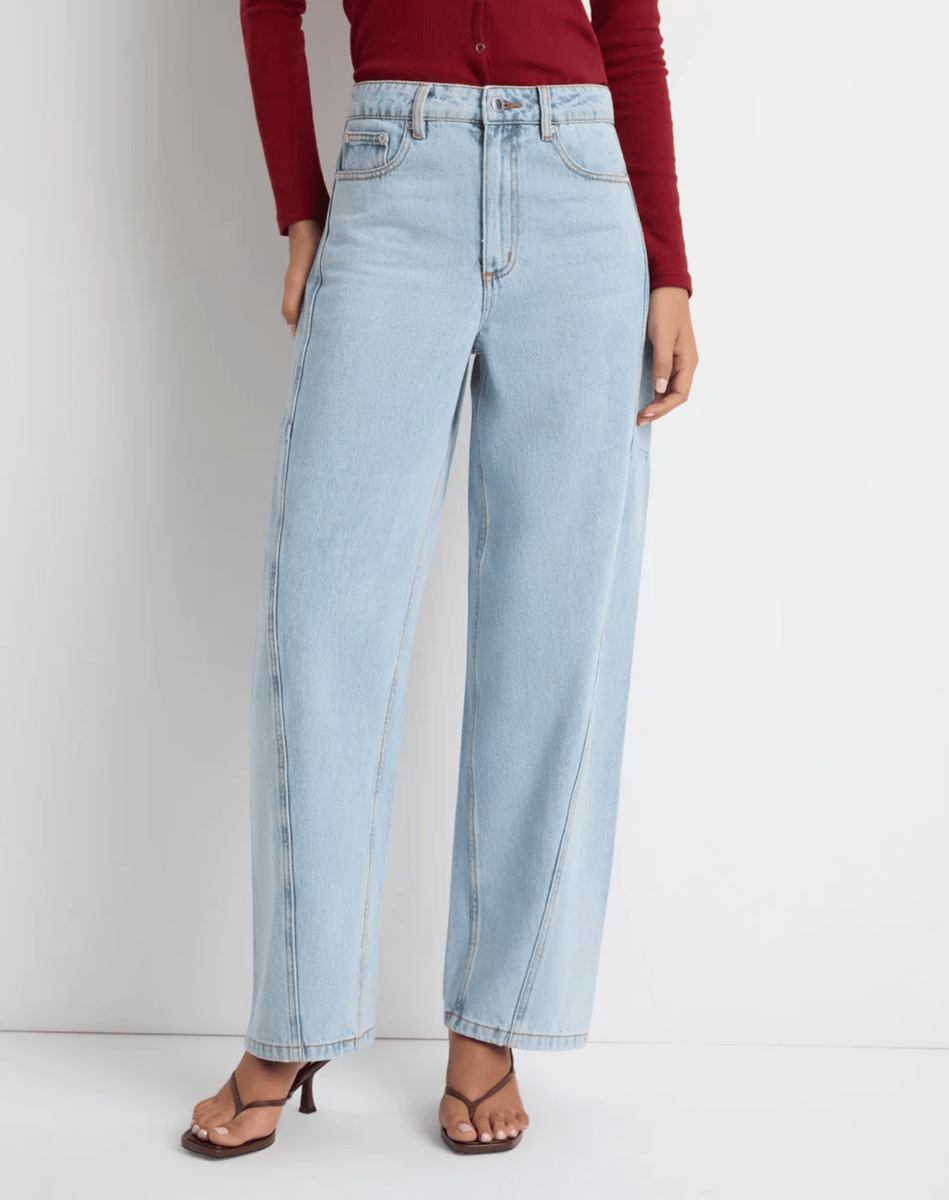 Dazie Too Cool Soft Barrel Wide Leg Jeans