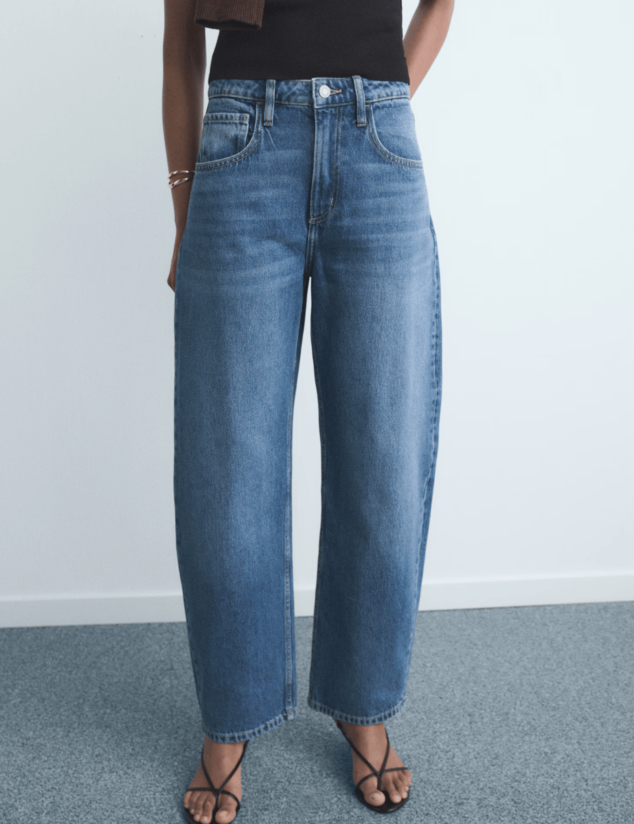 MNG High Rise Balloon Jeans