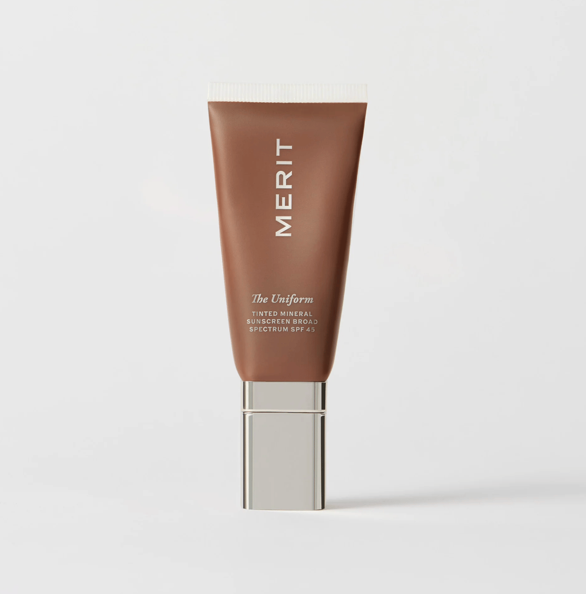 Merit The Unifomr tinted mineral sunscreen.