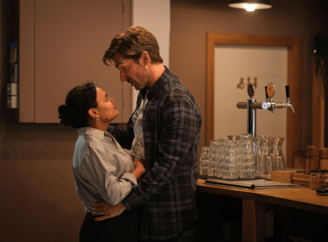 Miranda Tapsell and Gwilym Lee in Top End Bub. 