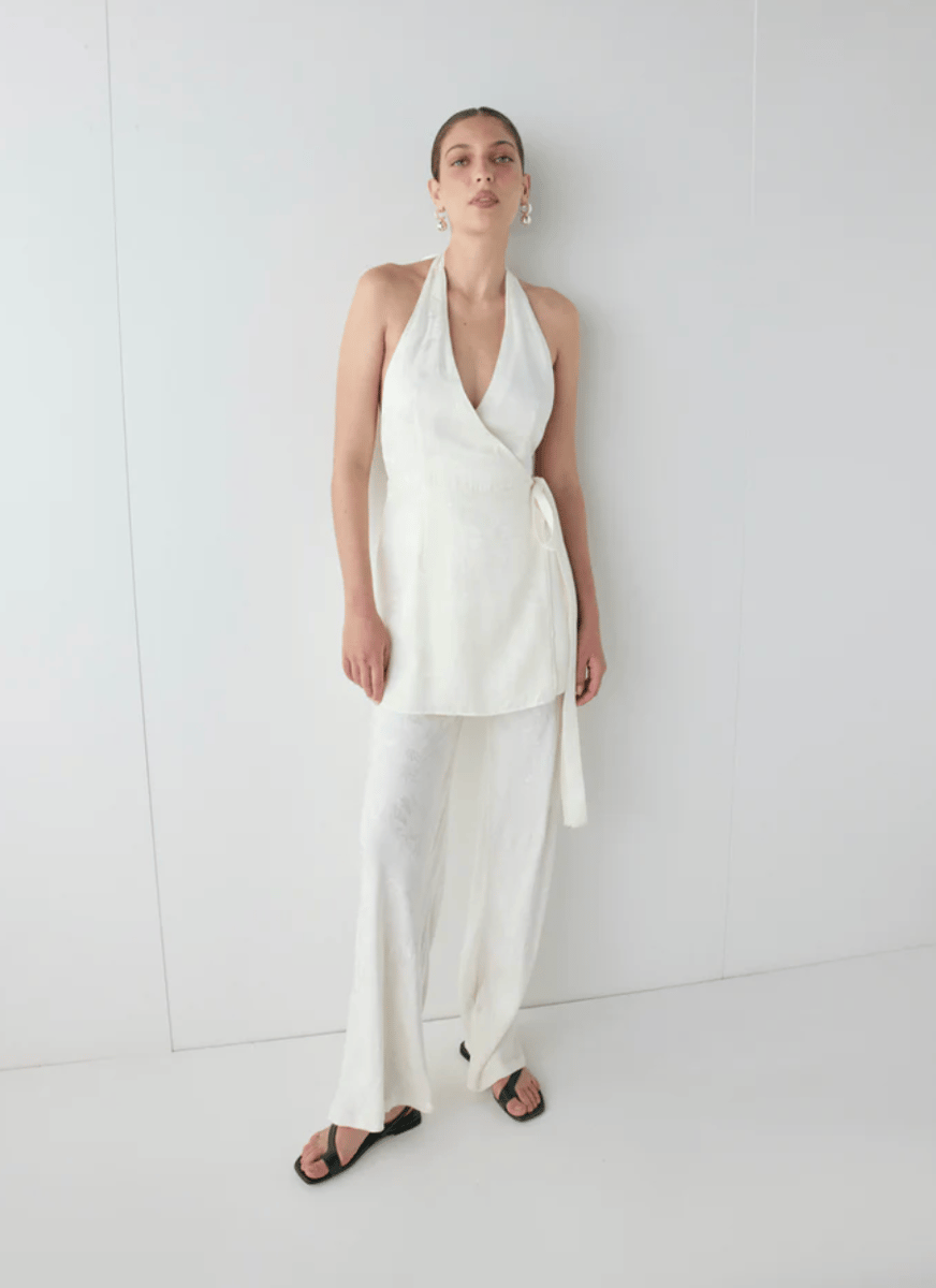 Vrg Grl Lo Jacquard Mini Dress and Josefin Jacquard Pants