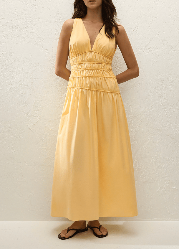 bridesmaid dresses gold rose Rose Gold Dusty Rose Bridesmaid Dresses A-Line V-Neck Straps Long Stre main image 0