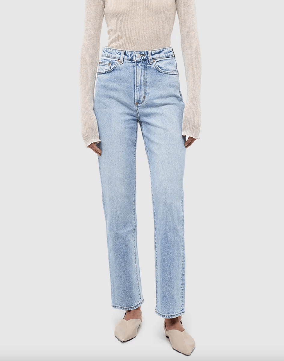 Neuw straight leg jeans.