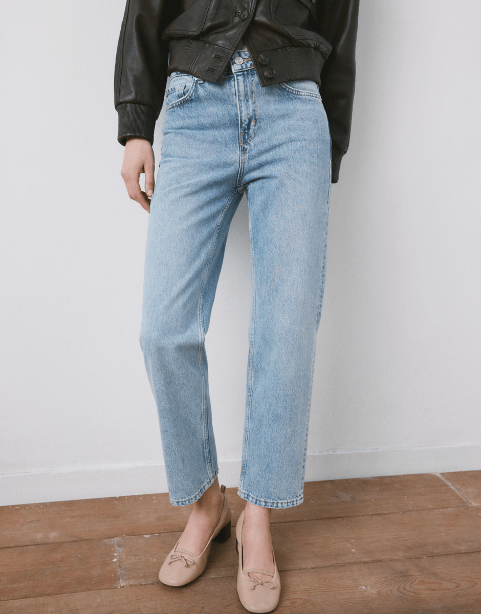 MNG straight leg jeans.